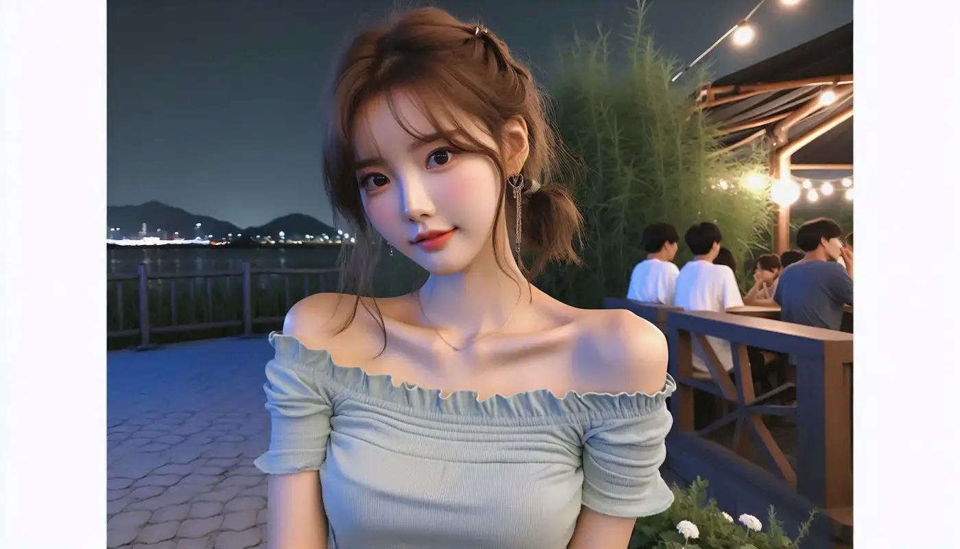 캐치테이블-사용법을-알아보는-여성의-모습