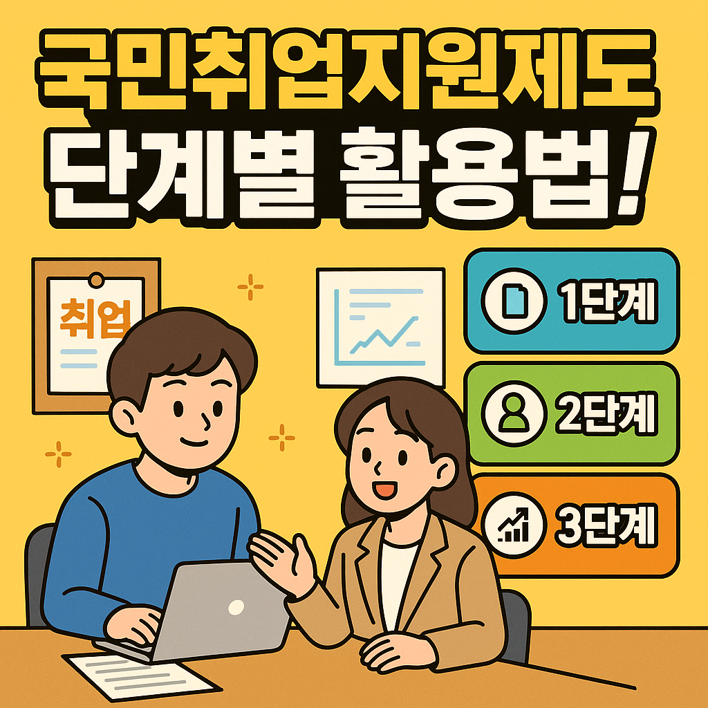 국민취업지원제도 단계별 활용법 관련사진