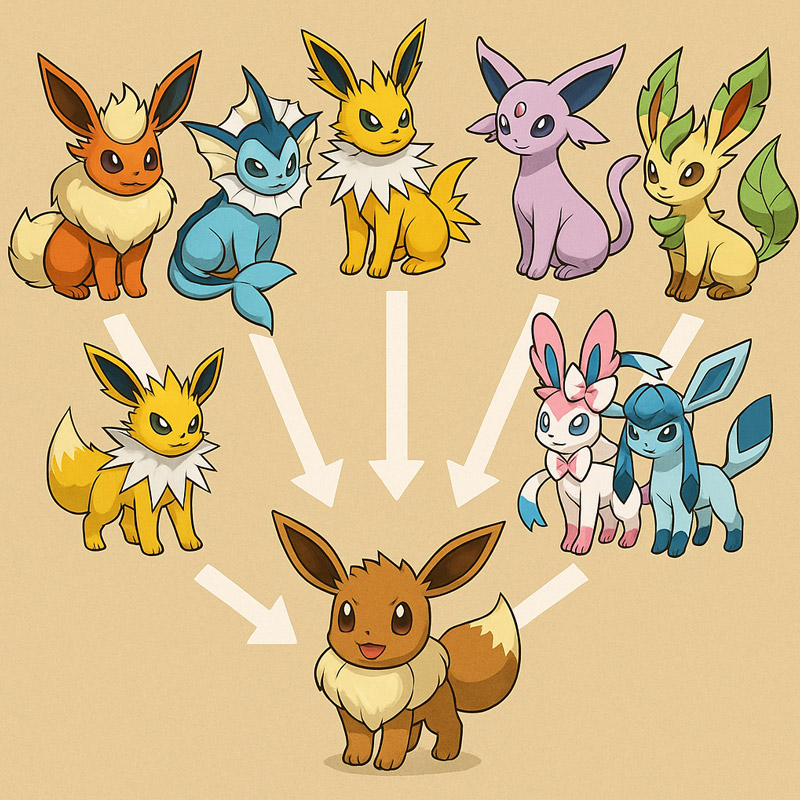 포켓몬 이름별 진화 루트 총정리