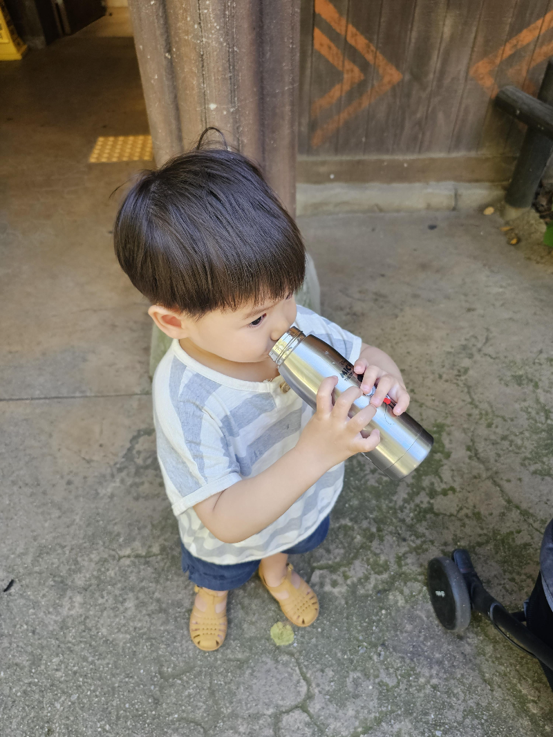 중간에 물 마시기