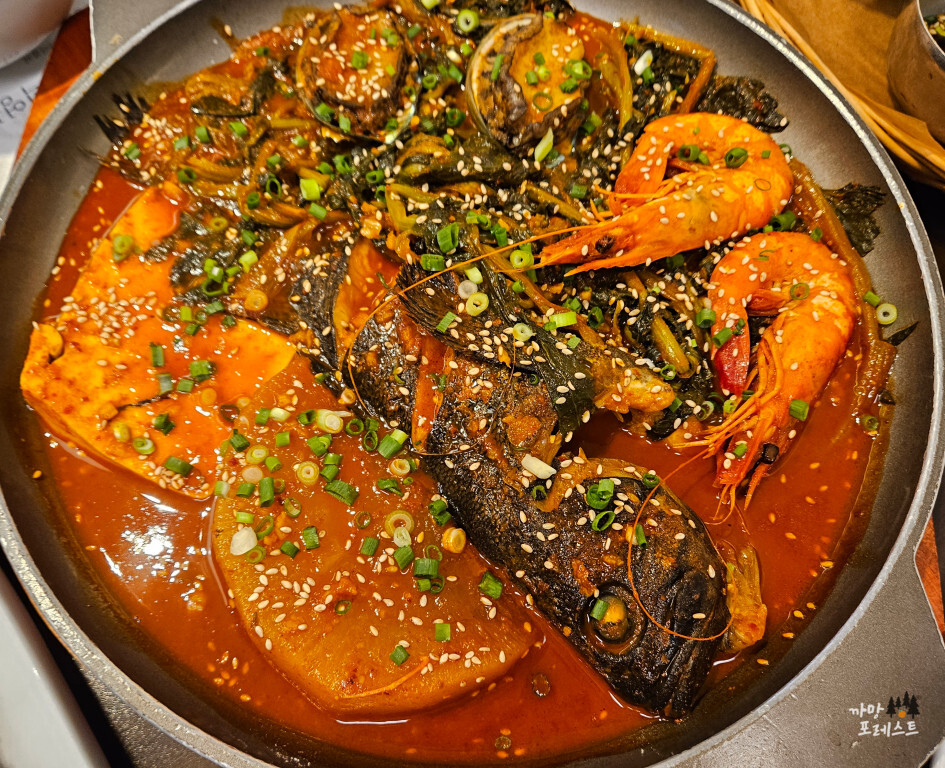 중문 고집돌우럭찜