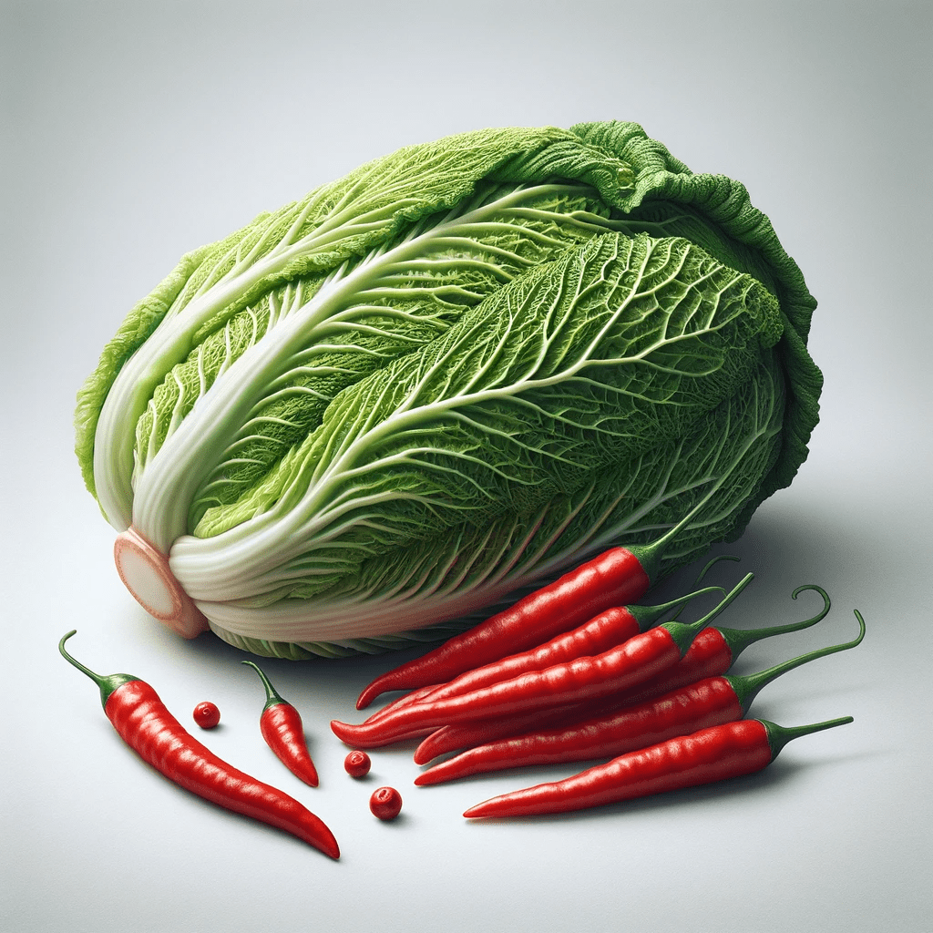 The traditional Korean food, "Kimchi"