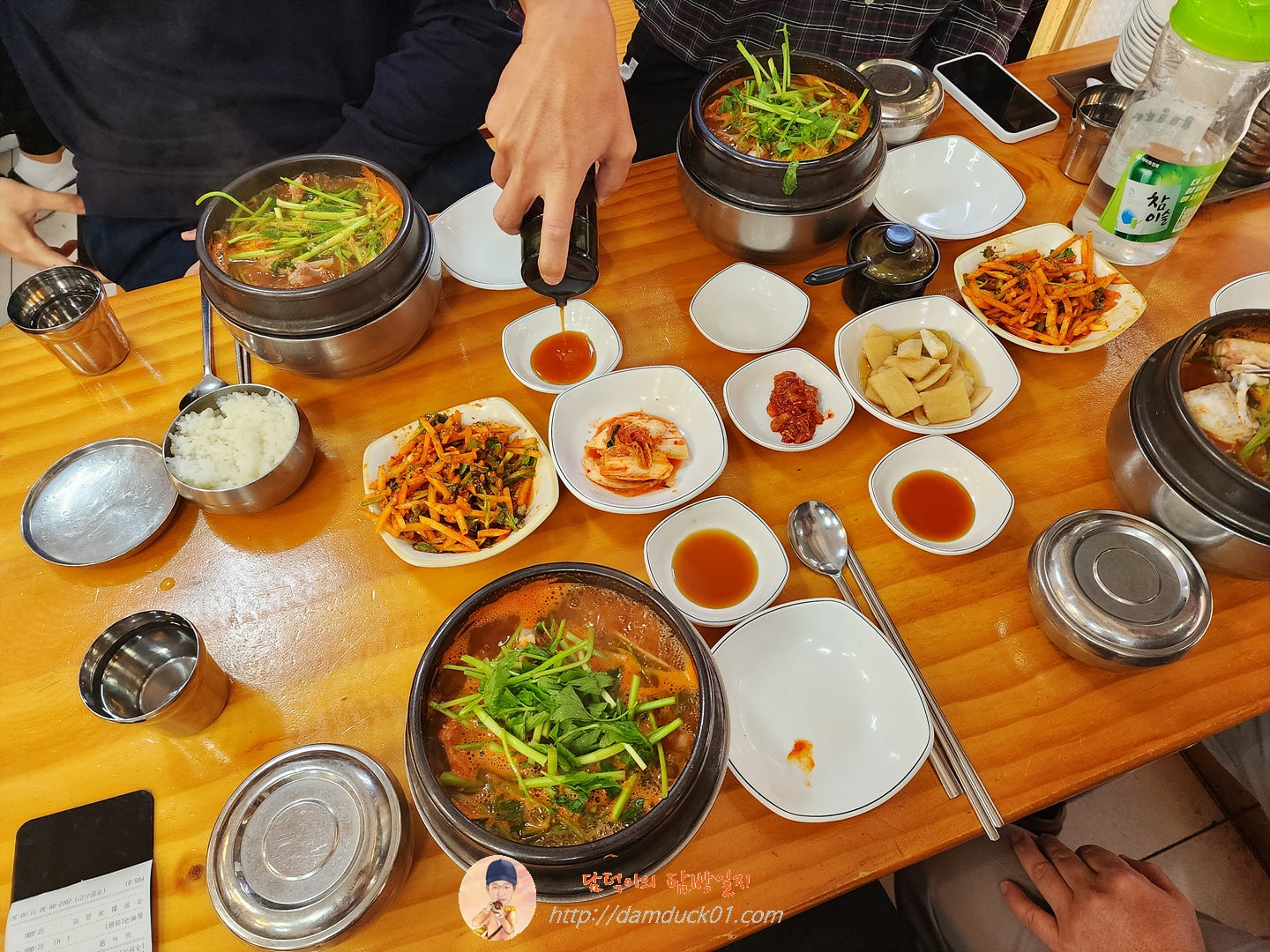 참복국 매운탕 한 상