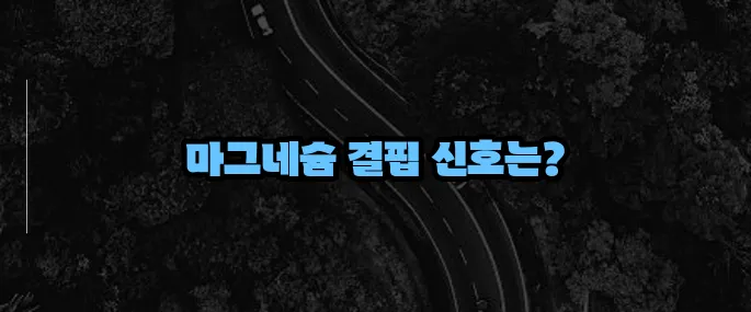 마그네슘 부족현상 7가지 증상 (+체크포인트)