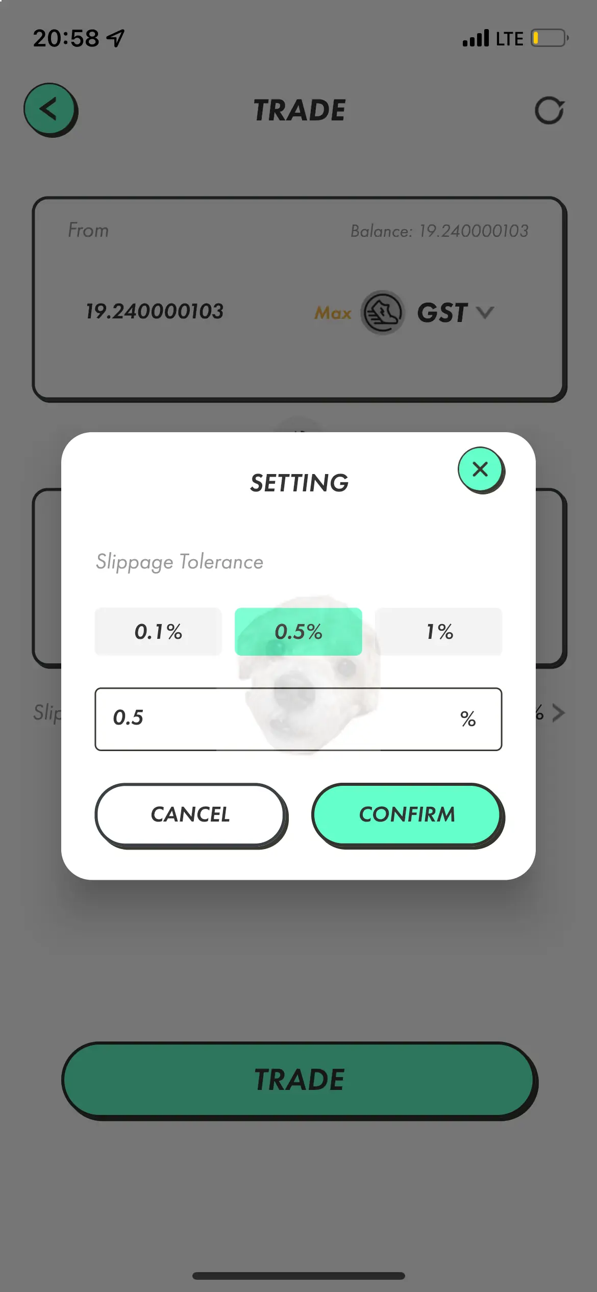 스테픈에서 벌어들인 GST는 매일매일 스왑해주고 있다