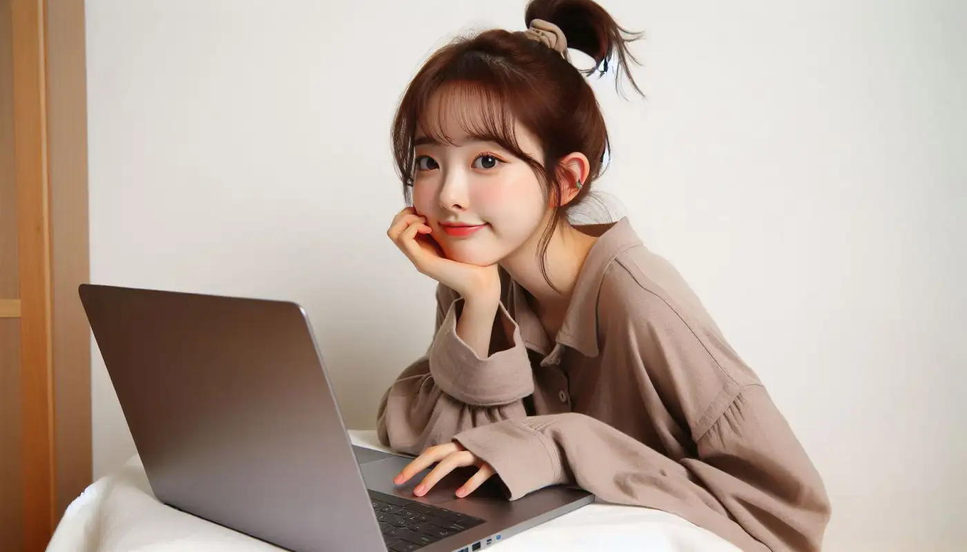 닥터나우-약처방-수령-방법을-알아보는-여성의-모습