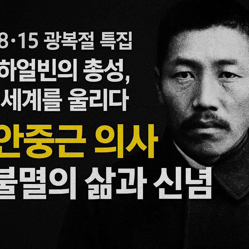 안중근 의사 불멸의 삶과 신념