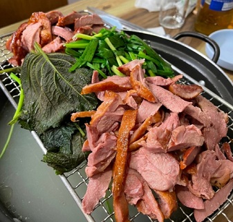 오리훈제샤브샤브