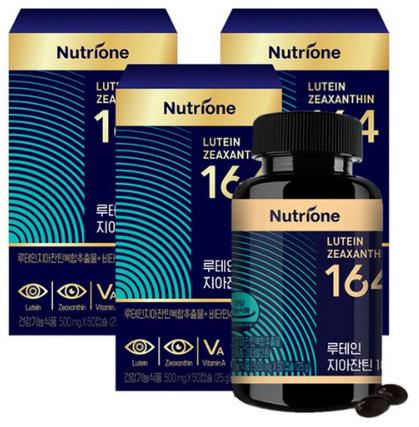 뉴트리원 루테인 지아잔틴 164, 50정, 25g, 3개