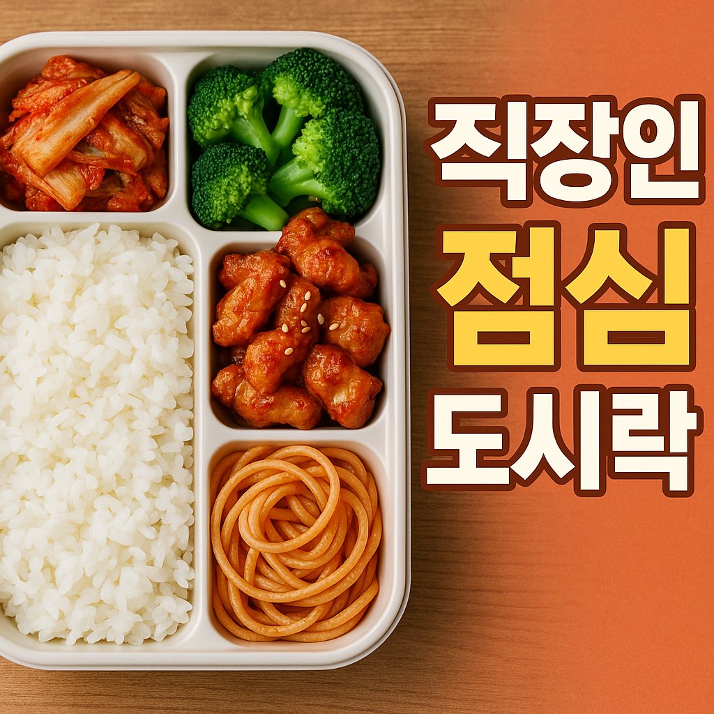 직장인 점심 도시락