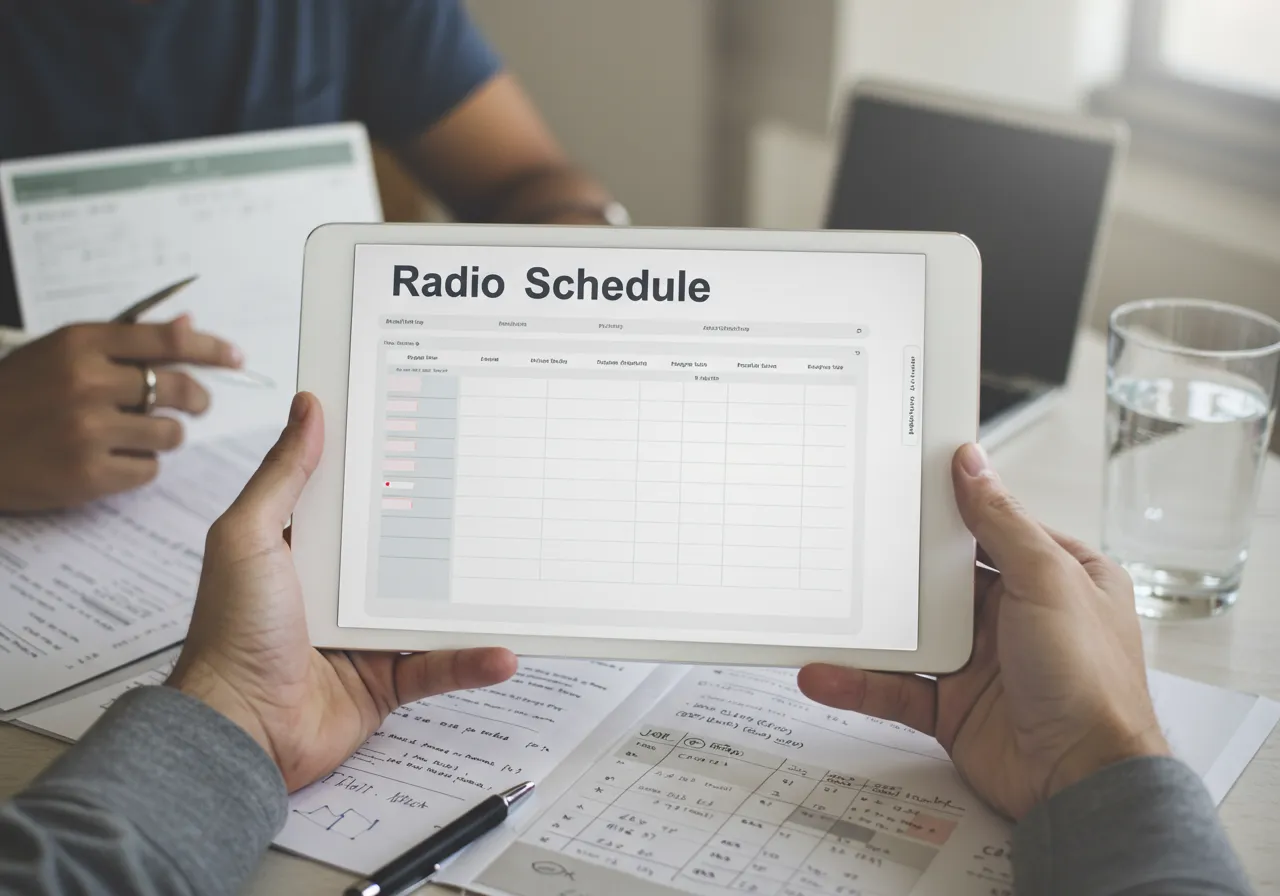 📅 2. 방송 시간표 확인