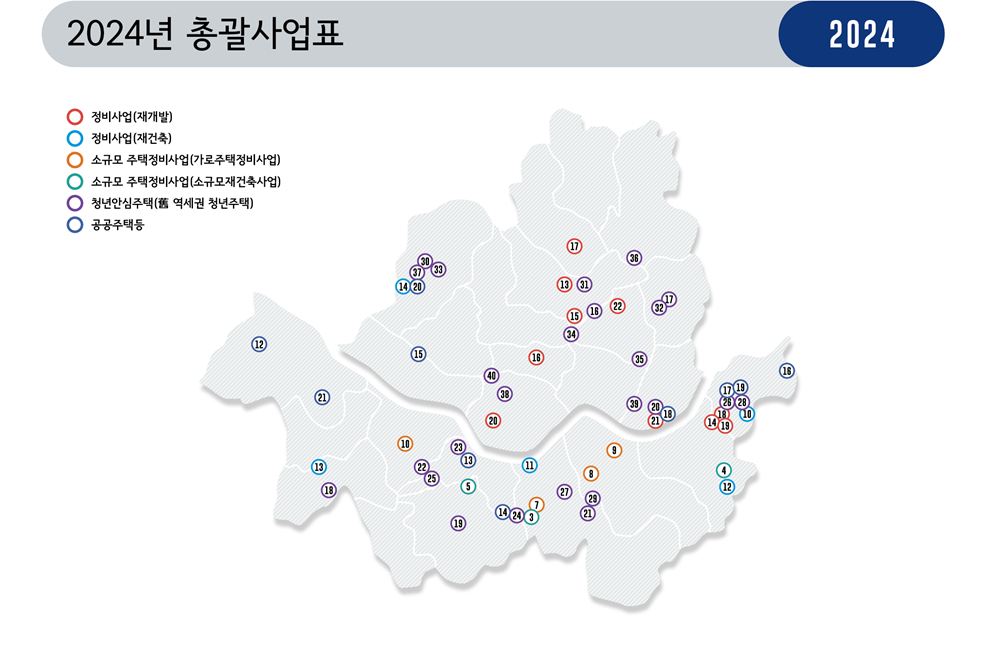 2024년 재개발 지역 및 아파트 후보지