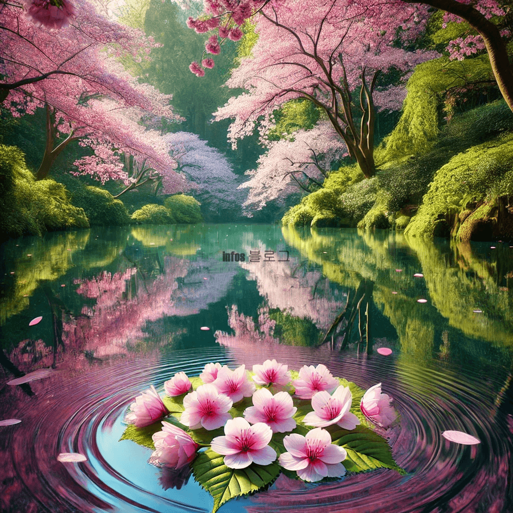 2025년 벚꽃 개화시기 지도 확인 방법(feat. 전국)