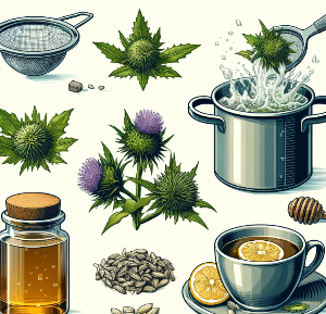 엉겅퀴 효소 만드는 방법