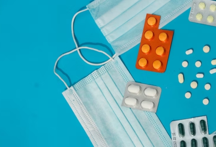 독감 감염 이미지