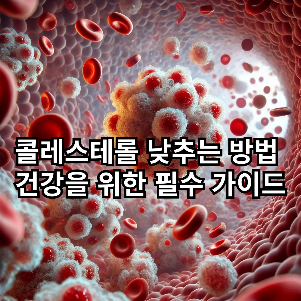 콜레스테롤 낮추는 방법: 건강을 위한 필수 가이드