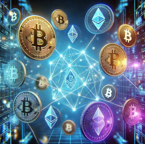 코인 , 블록체인 사진입니다