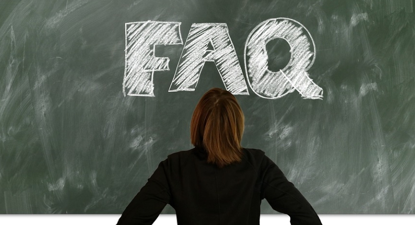 칠판에 FAQ