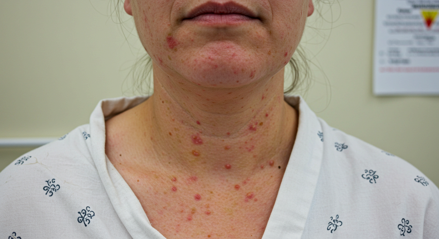 피부에 붉은 반점이 생겼다면 주의하세요.