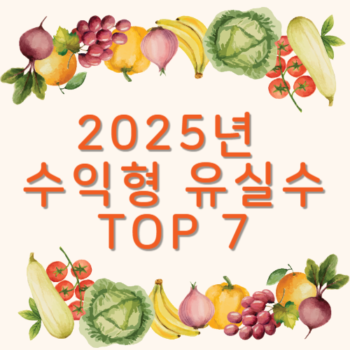 2025년 수익형 유실수