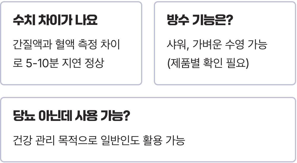 연속혈당측정기(CGM)란? 원리부터 장점까지 모든 것