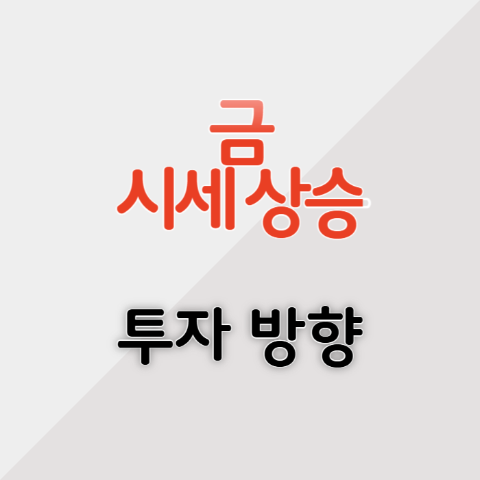 금 시세 상승 투자