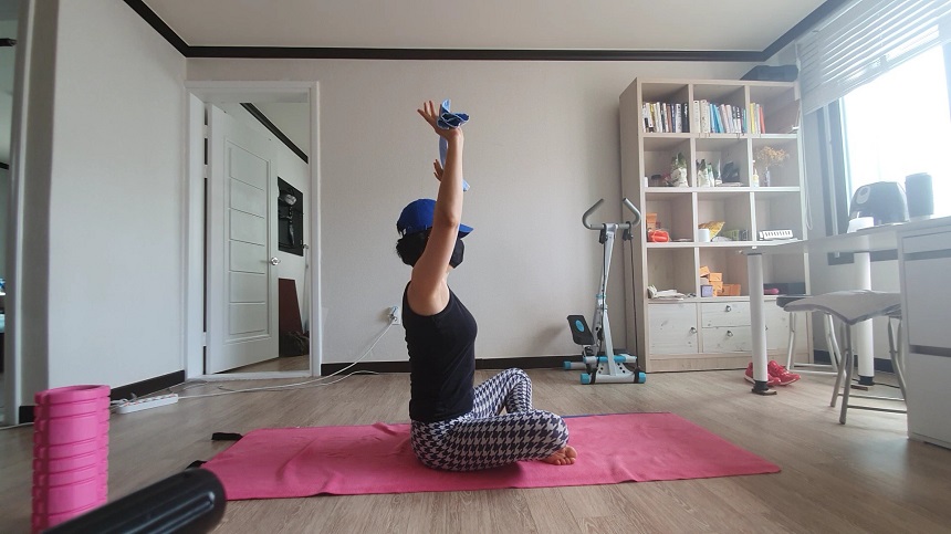 여자직각어깨만들기