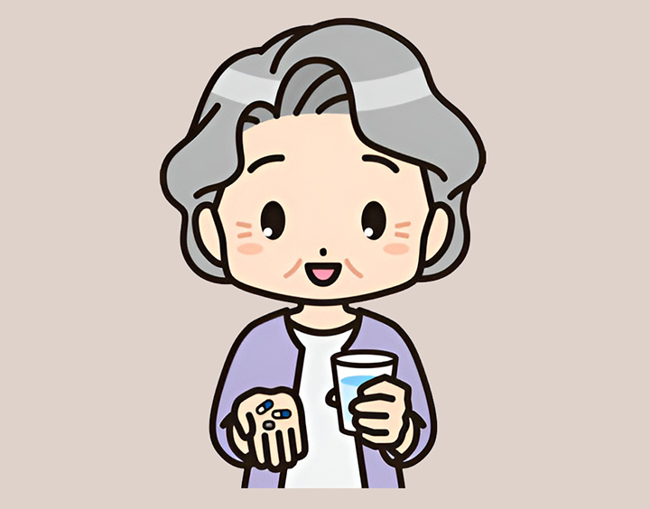 다이글로메라를-섭취중인-여성