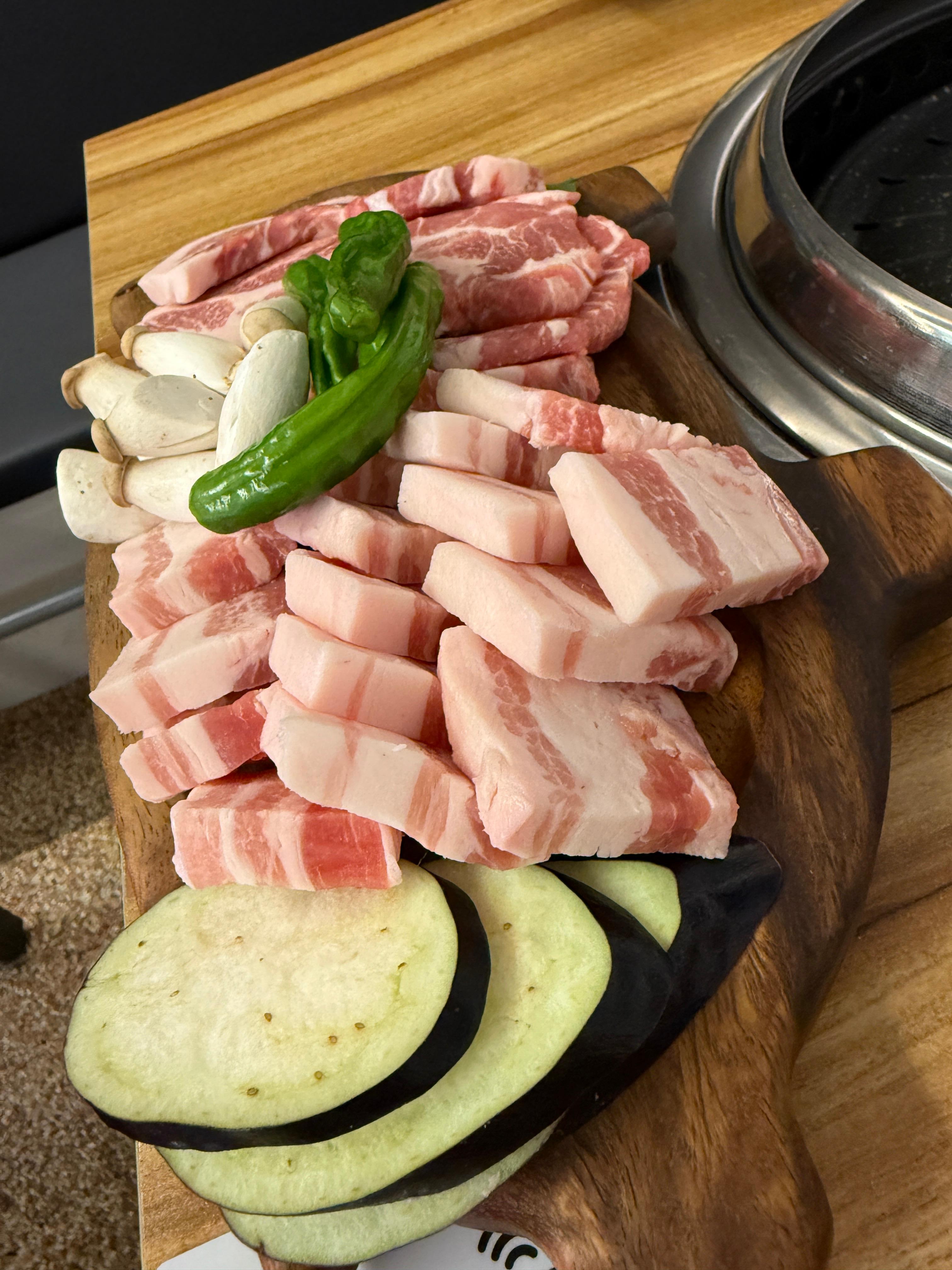 호랑이곳간의 호랑이세트 삼겹살과 목살