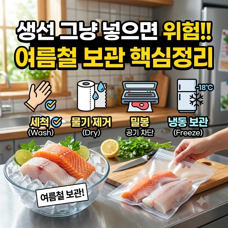 생선 여름철 보관법