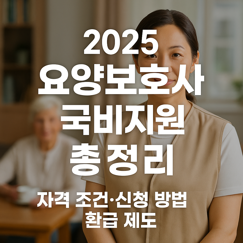 2025 요양보호사 국비지원 총정리