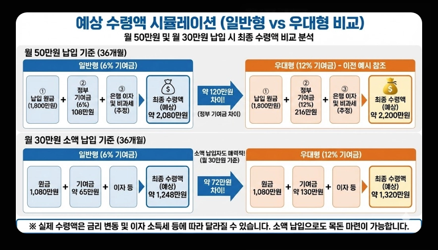 청년미래적금(금리 핵심정리, 비교분석, 가입자격)(+ 예상 수령액 시뮬레이션)