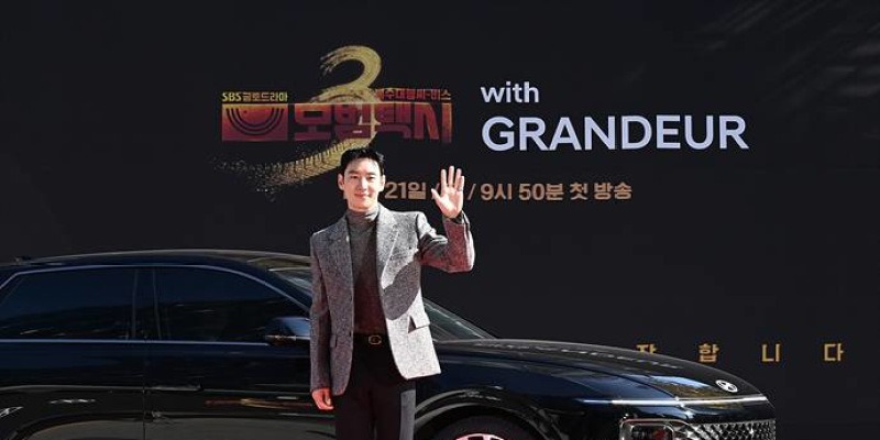 SBS금토드라마 모범택시3 김도기 차량 무지개운수 그랜저 GN7