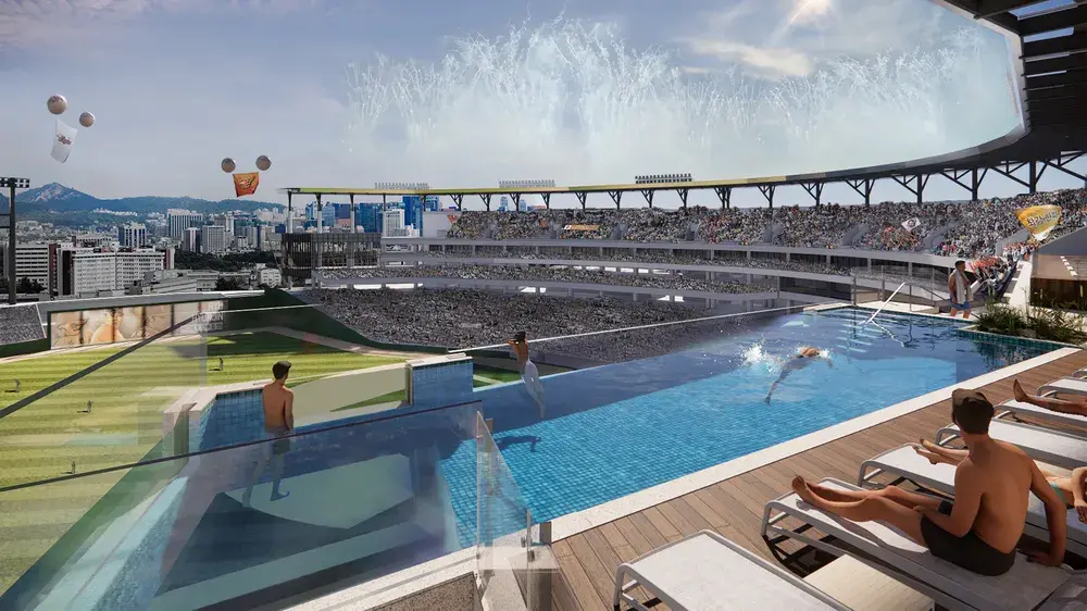 프로야구 한화 이글스 신축 구장 대전 베이스볼 드림파크 소개 개장 착공 준공 완공일 주요 시설 인피니티풀