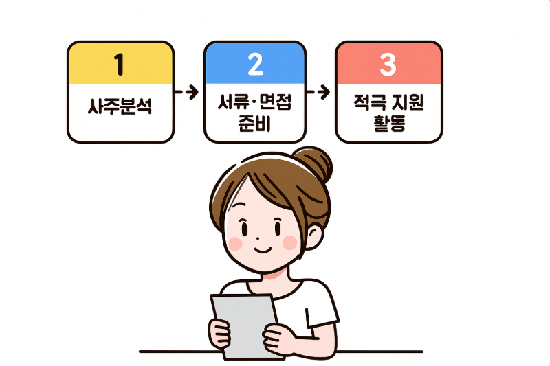 사주 기반 이직 성공 전략 단계별 로드맵