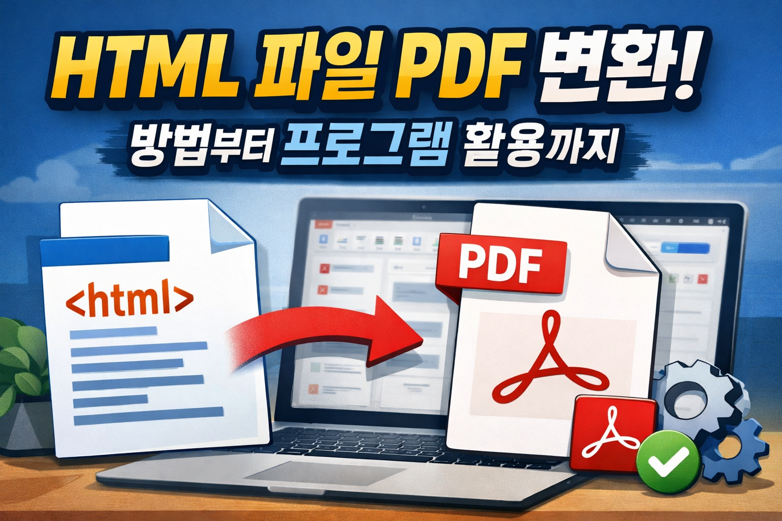 html 파일 pdf 변환