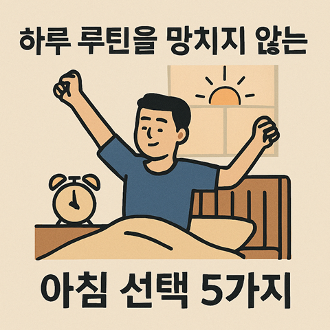 성공한 사람들이 절대 하지 않는 아침 습관 5가지
