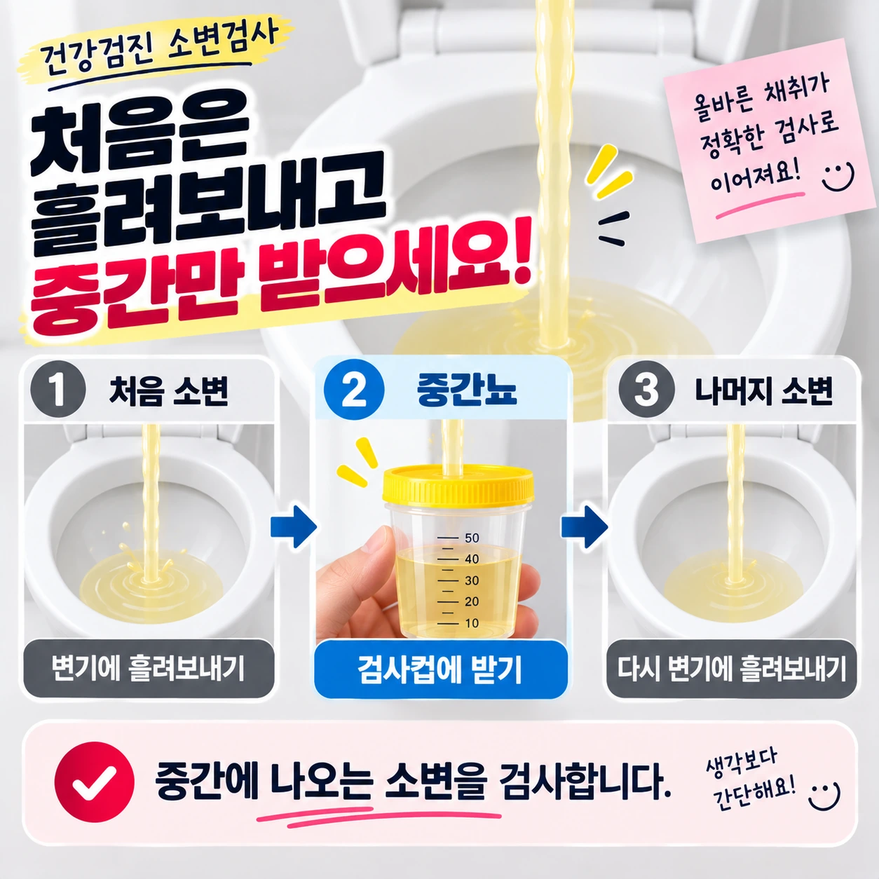 소변검사_중간뇨_채취방법