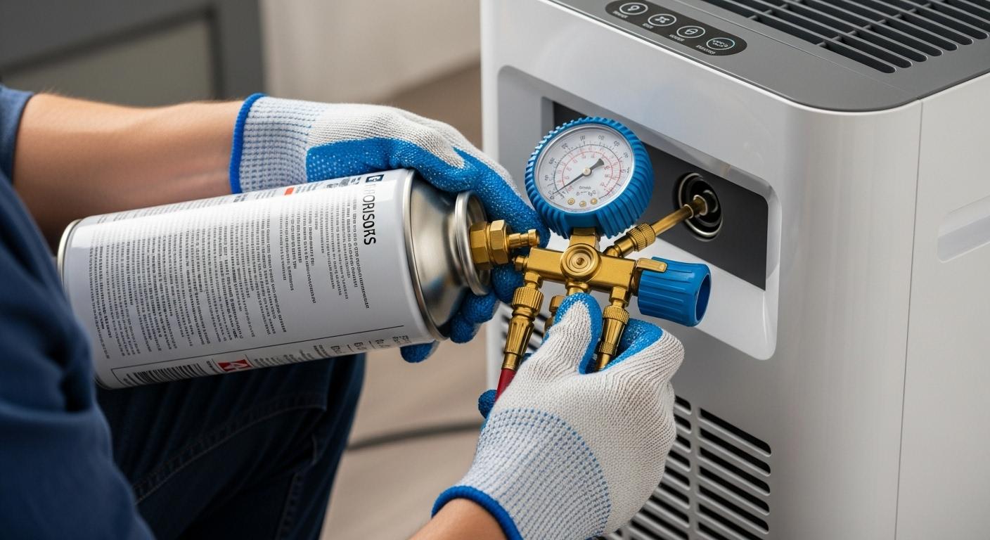 제습기 냉매 보충