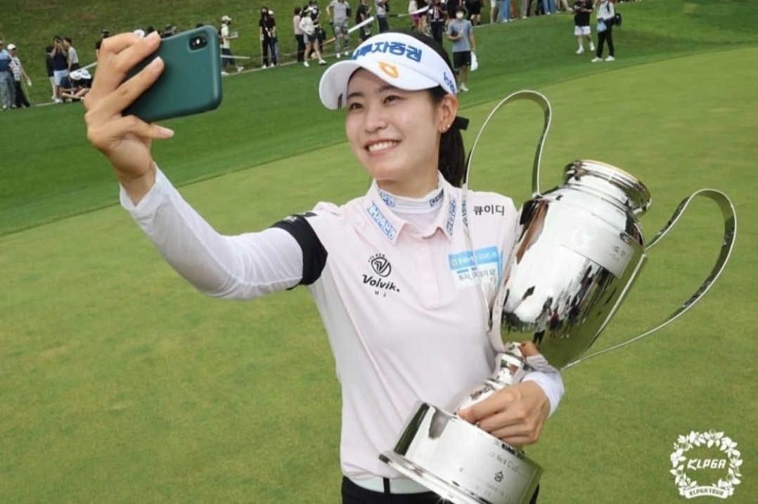 비씨카드한경 레이디스오픈에서 시즌 3승째 박민지 사진=KLPGA