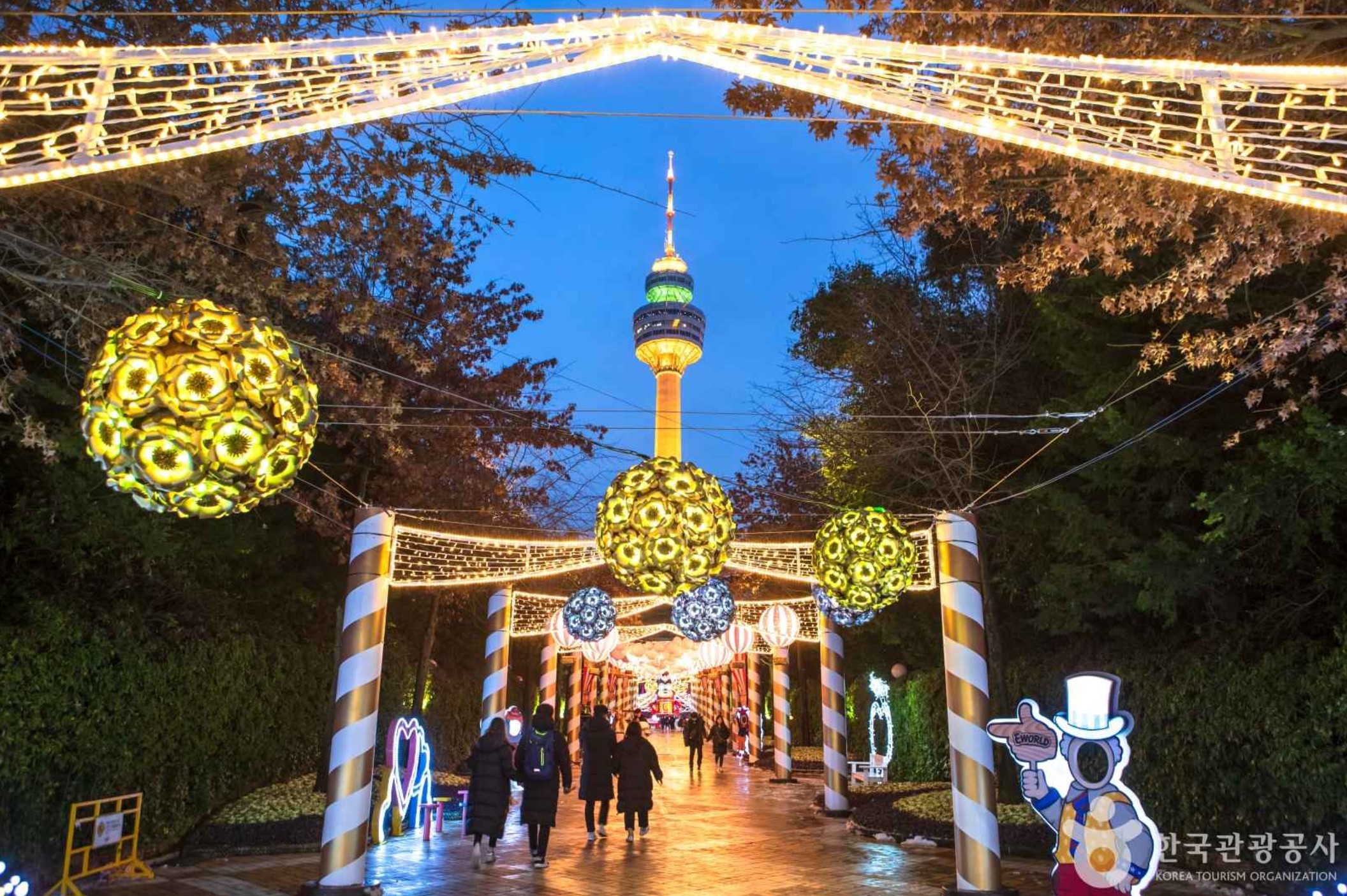 이월드-83타워-전망대의-밤