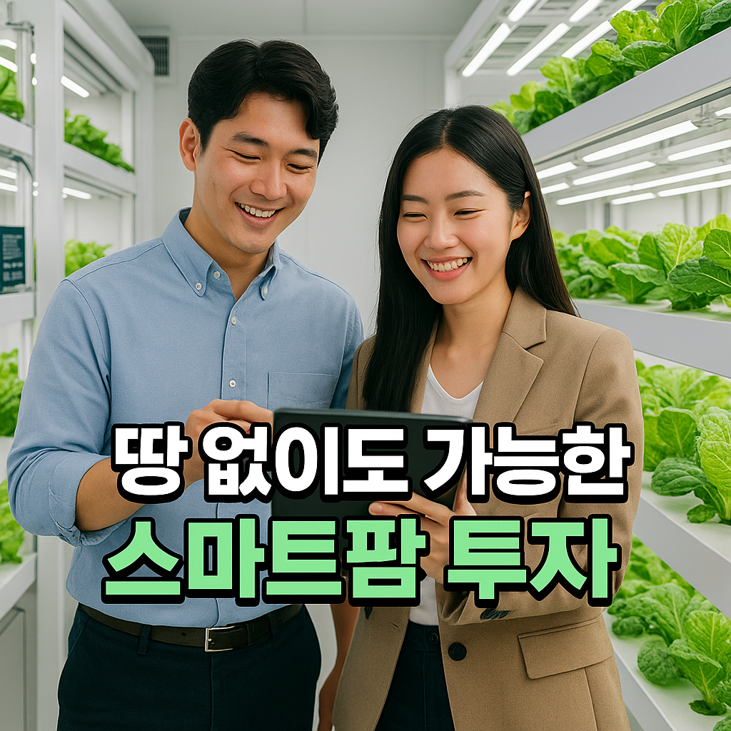 땅 없이도 가능한 스마트팜 투자