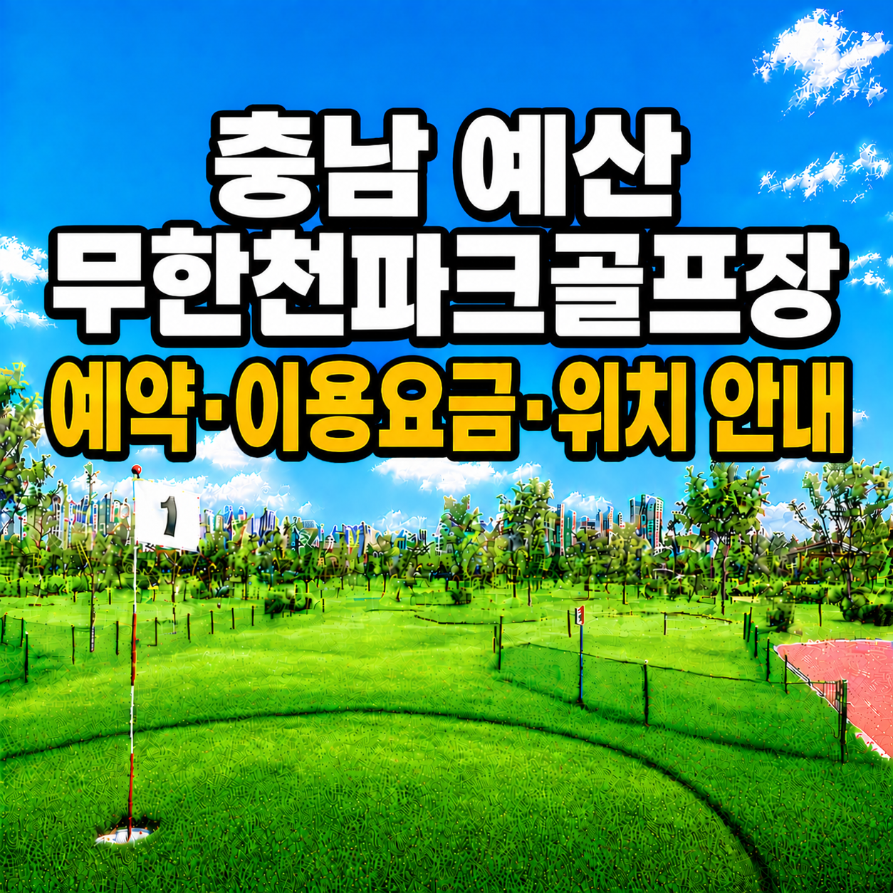 예산 무한천파크골프장 예약·이용요금·위치 안내 (충남 파크골프장 총정리)