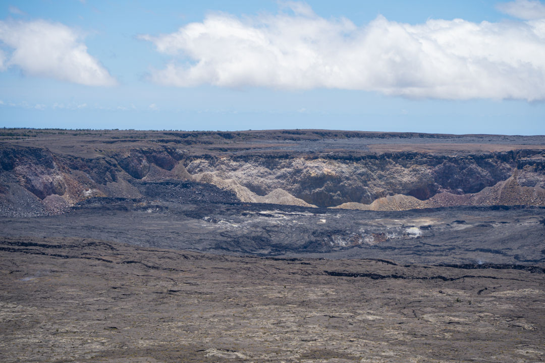 화산국립공원 스팀벤츠 분화구