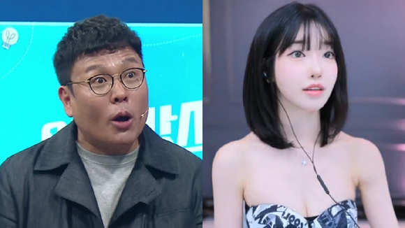 스타 수학강사 정승제(왼쪽)가 지난 18일 자신이 인터넷방송인(BJ) 과즙세연 영상에 좋아요를 누른 것을 두고 실수라는 취지로 해명했다. [사진=MBC, 아프리카TV]