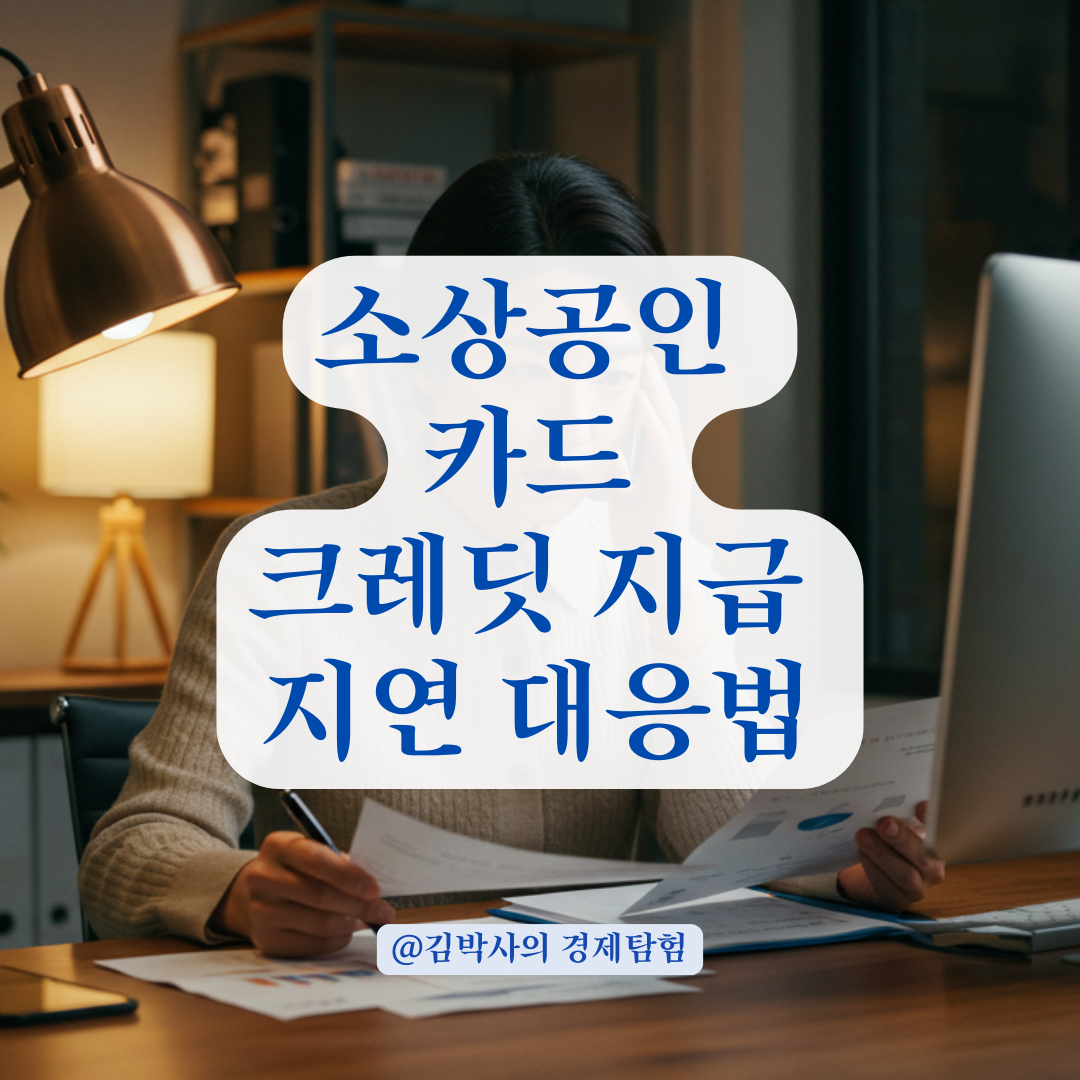 소상공인 카드 크레딧, 지급 지연 시 꼭 확인해야 할 체크리스트.