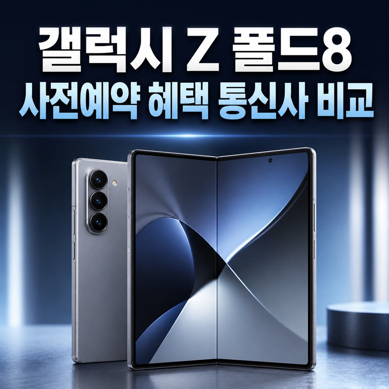 갤럭시 Z 폴드8 사전예약 혜택 통신사 비교