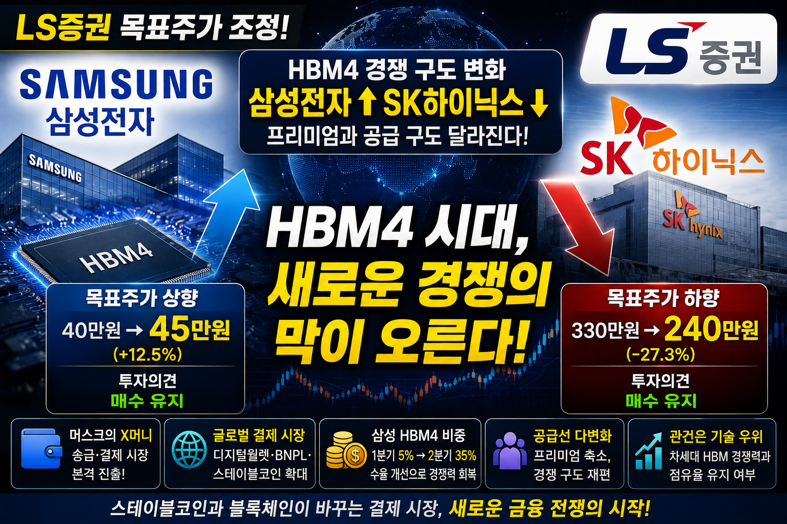삼성전자, SK하이닉스 목표가
