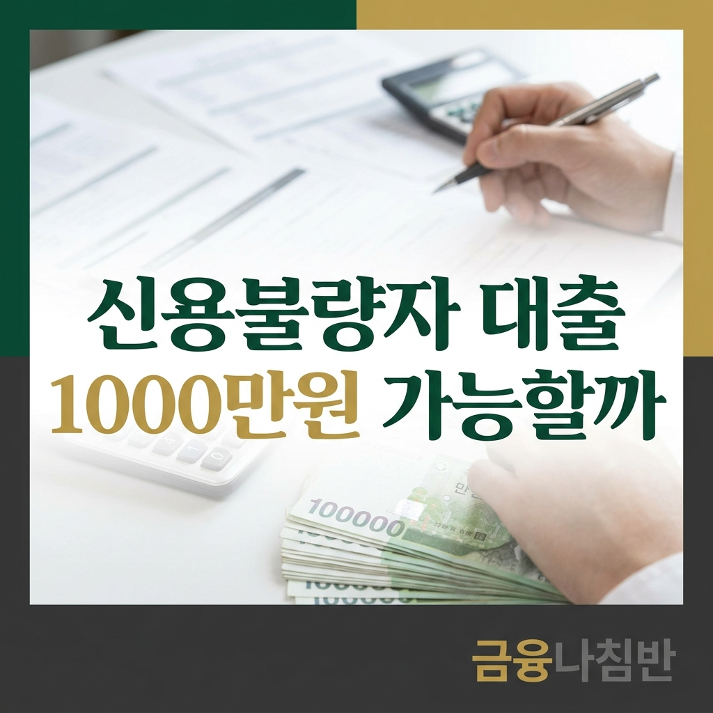 신용불량자 대출 1000만원 01