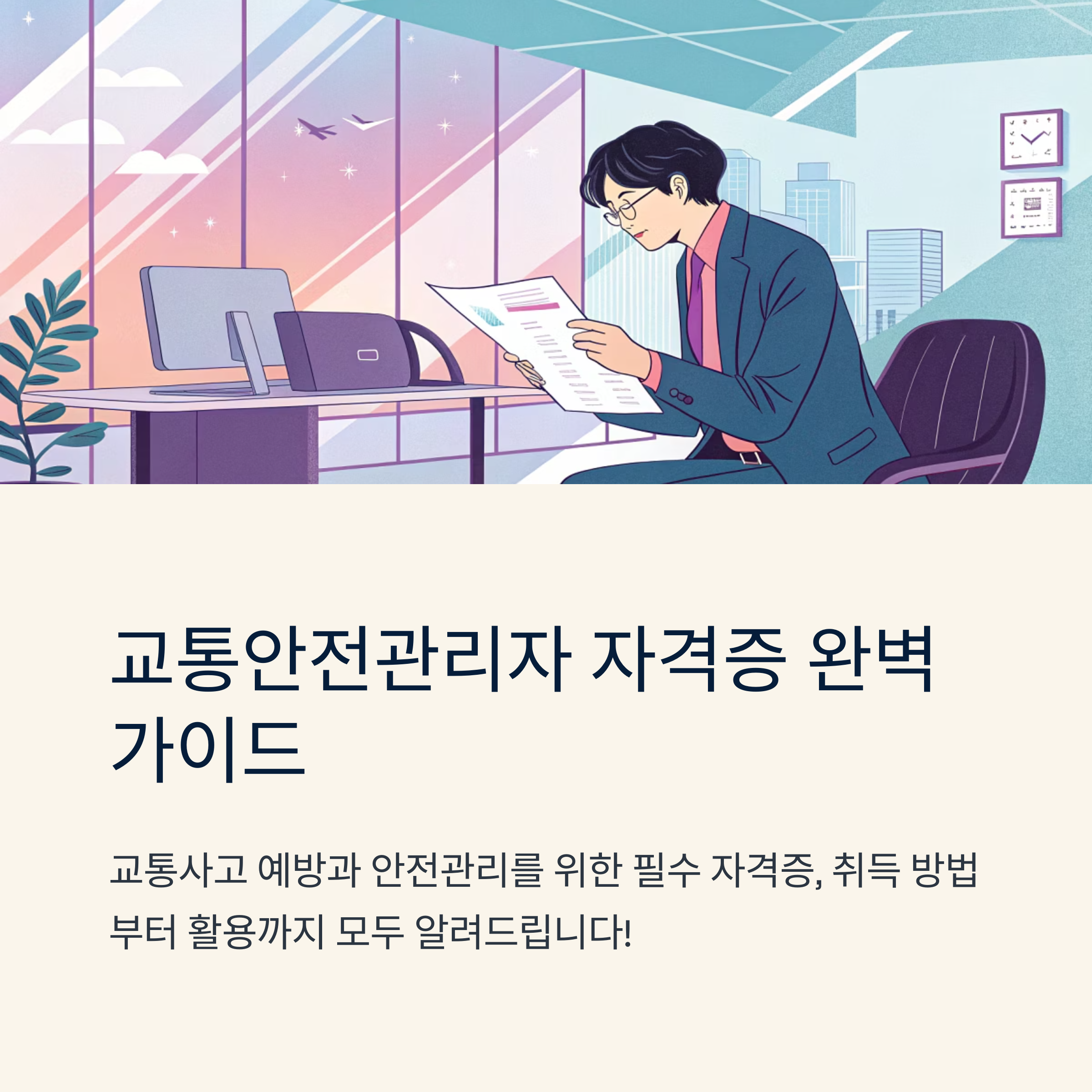 교통안전관리자 자격증 따는 순서